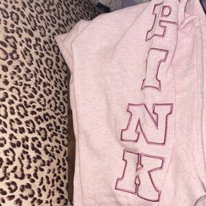 Pink Logo Sweats